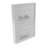 Profile - Solid Acrylic Sign Block Display Frames - 4x6in (10x15cm)