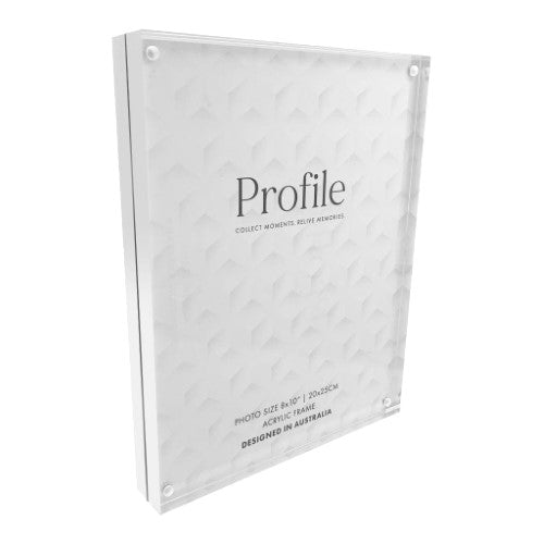 Profile - Solid Acrylic Sign Block Display Frames - 4x6in (10x15cm)