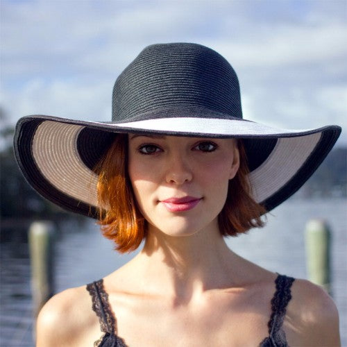 Black & White Wide Brim
