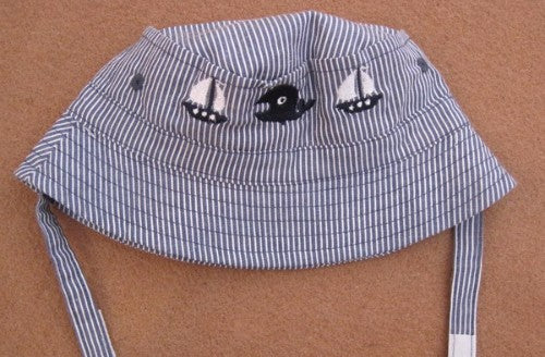Boats Whale Bucket Hat - 46CM