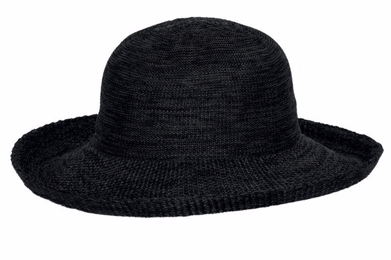 Hat - Classic Breton Lined - Black-Seafoam Combo