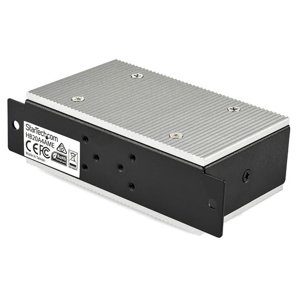 4-Port Industrial USB 2.0 Hub with ESD & 350W Surge Protection