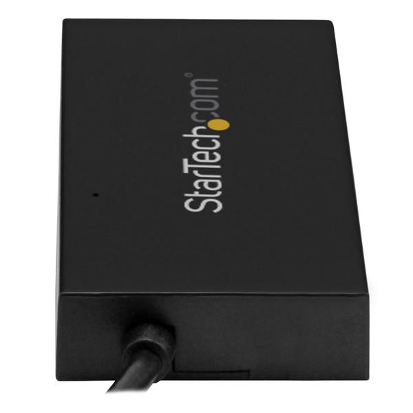 4-Port USB Hub - USB 3.0 - USB-A to 3x USB-A and 1x USB-C
