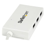 4-Port USB-C Hub - USB-C to 1x USB-C and 3x USB-A - USB 3.0 Hub - White