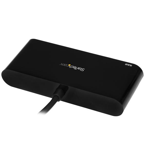 3 Port USB C Hub with GbE and Power Delivery - USB-C to 3x USB-A - USB 3.0 Hub