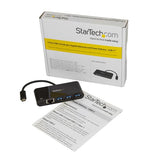 3 Port USB C Hub with GbE and Power Delivery - USB-C to 3x USB-A - USB 3.0 Hub
