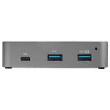 4-Port USB C hub with 10Gbps speed, 3 USB-A ports, 1 USB-C, and universal power adapter for enhanced device connectivity.