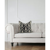 CUSHION COVER - PINEAPPLE - DARK GREY / NATURAL -  550x550
