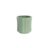 Ceramic Florence Vase Matte Green 12Dx12.5cmH.