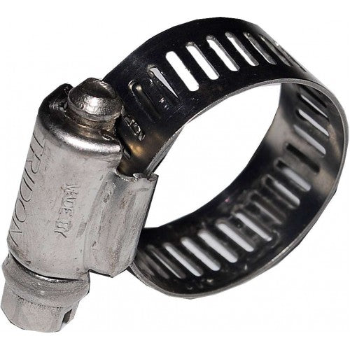 Stainless steel hose clip 14-27mm, perfect for marine and industrial use with corrosion resistance and easy installation.