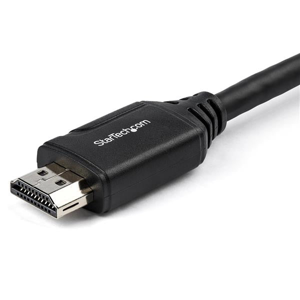 High-speed 15cm HDMI port saver cable for 4K 60Hz, extending connections and minimizing wear on HDMI ports.