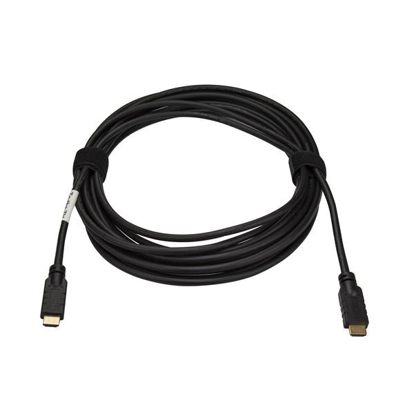 High Speed HDMI cable, 10m, CL2-rated for in-wall use, 4K 60Hz, with active signal booster for superior video and audio quality.