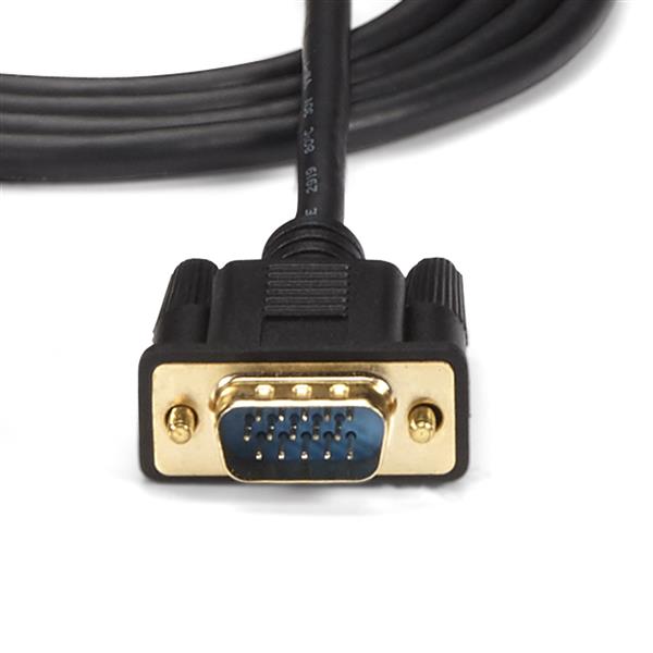 6ft HDMI to VGA Active Converter Cable - HDMI to VGA Adapter - 1920x1200 / 1080p