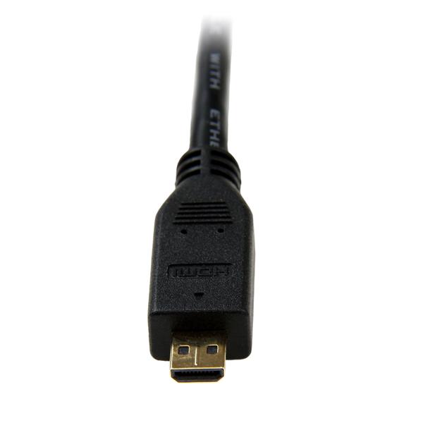 2m High Speed HDMI Cable with Ethernet - HDMI to HDMI Micro - M/M