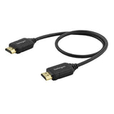 Premium 0.5 m HDMI cable supporting 4K 60Hz, HDR, and Ethernet for seamless connectivity and high-quality audio-visual experience.