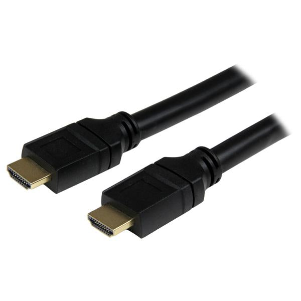 20 ft Plenum-Rated HDMI cable with gold-plated connectors, supporting 4k x 2k resolution for seamless audio and video connectivity.