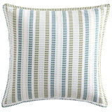 European Pillowcase in Hemsworth Charcoal with contemporary stripes, 65cm x 65cm, crafted from soft 100% cotton sateen.