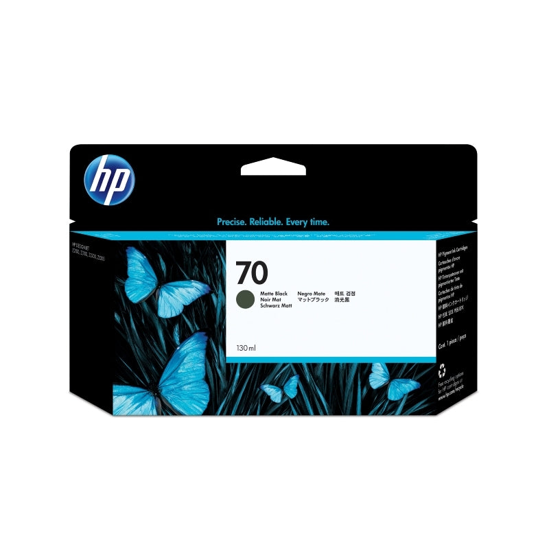 HP#70 130ml Mat Blk Ink C9448A