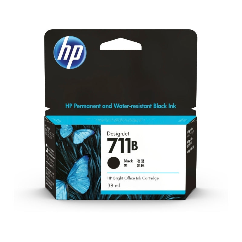 HP 711 38ml Blk InkCartridge 3WX00A