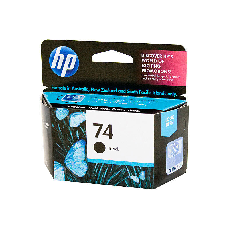 HP #74 Blk Ink Cartridge  CB335WA