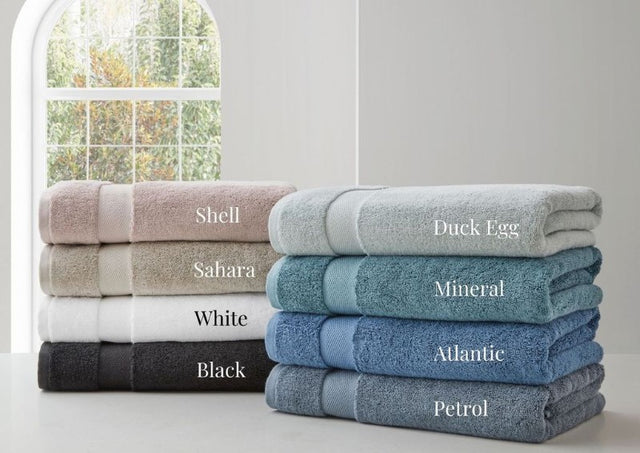 Turkish bath mat in Atlantic color, made from plush 100% OEKO-TEX® cotton, measuring 50 x 80cm.