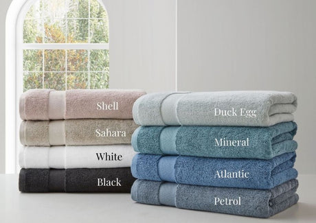 Turkish bath towel in Duck Egg color, 70 x 140cm, made from plush and absorbent OEKO-TEX® certified cotton.