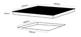 PARMCO - COOKTOP - SERIES 6 900MM BLACK INDUCTION ZONELESS 5 BURNER