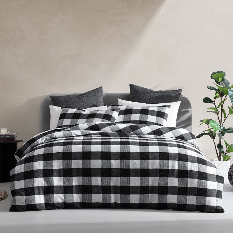 Super King Duvet Cover Set by Platinum Collection - Hogan Slate