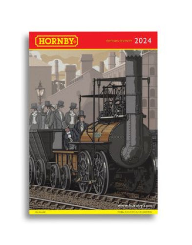 Hornby 2024 Catalogue featuring detailed model trains, accessories, and layouts for railway enthusiasts and collectors.