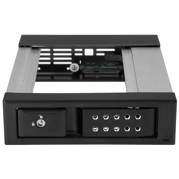 5.25 to 3.5 Hard Drive Hot Swap Bay - For 3.5" SATA/SAS - Trayless - Aluminum