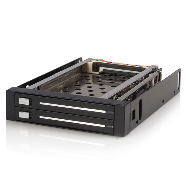 2 Drive 2.5in Trayless Hot Swap SATA Mobile Rack Backplane