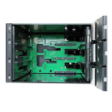 3 Bay 3.5" SATA/SAS HDD trayless mobile rack with fan, ideal for hot-swapping drives in data centers and server rooms.