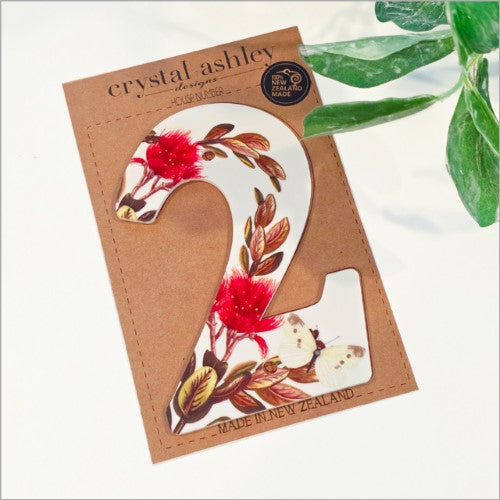 Pohutukawa House Number: 2 WALL ART & DECOR