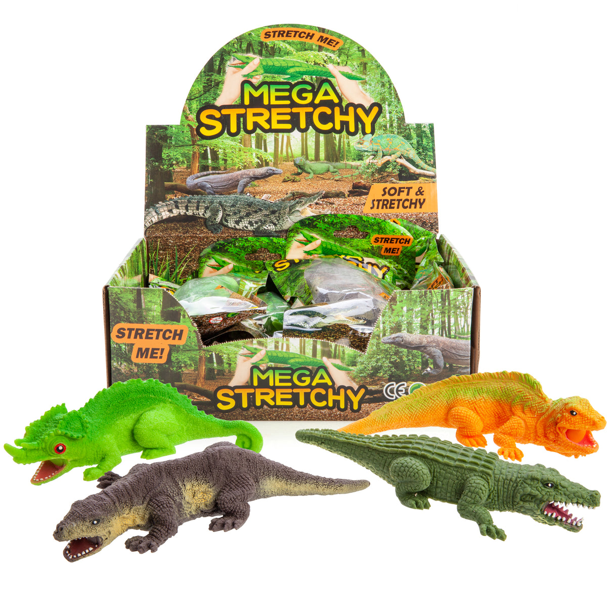 Mega Stretchy Reptile - Set of 12