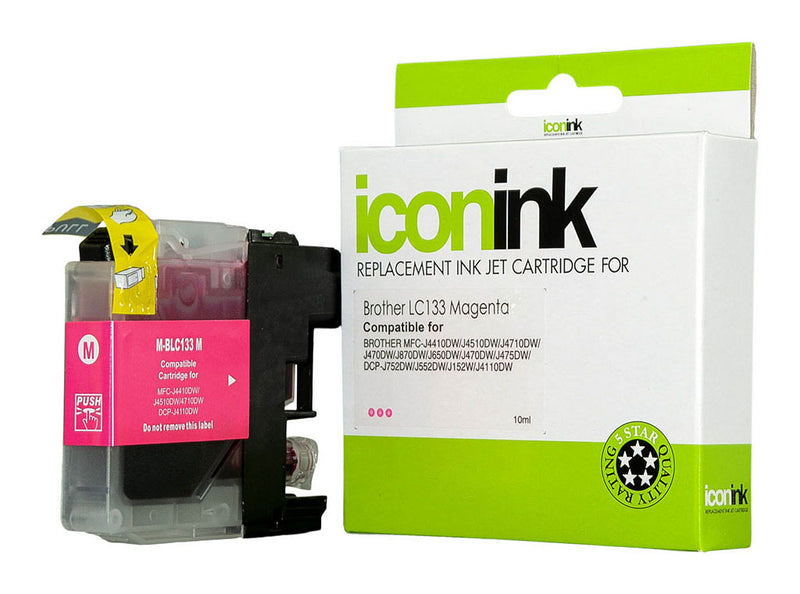 Icon Compatible with Brother LC133 Magenta Ink Cartridge