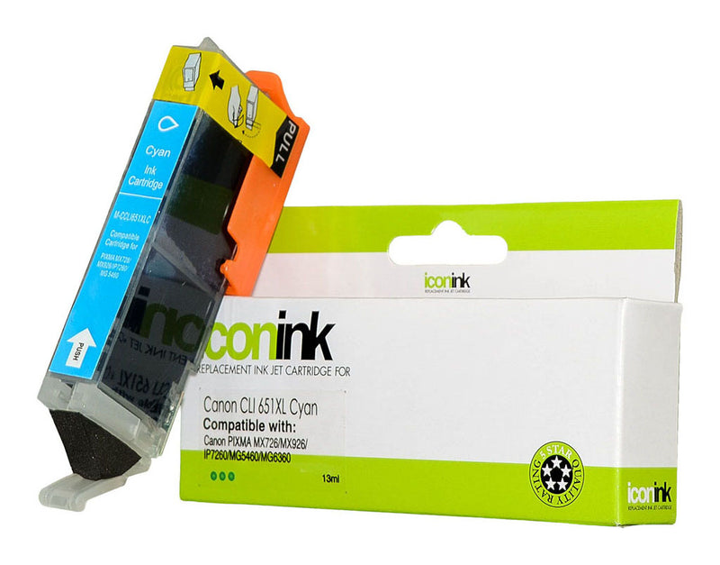 Icon Compatible Canon CLI651XL Cyan Ink Cartridge