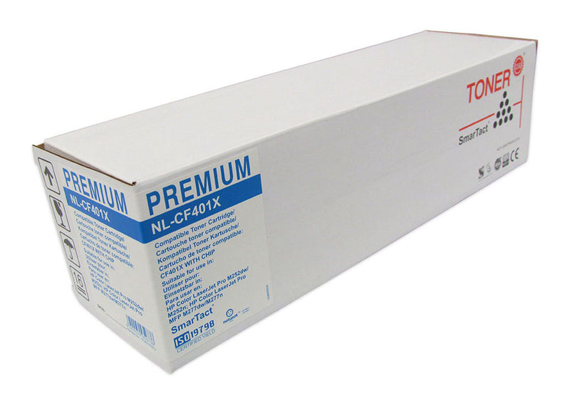 Icon Compatible HP CF401X Cyan Toner Cartridge (201X)