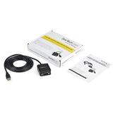 1 Port FTDI USB to Serial RS232 Adapter Cable with COM Retention