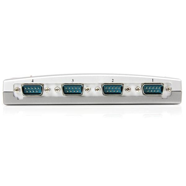 4 Port USB to RS232 Serial DB9 Adapter Hub