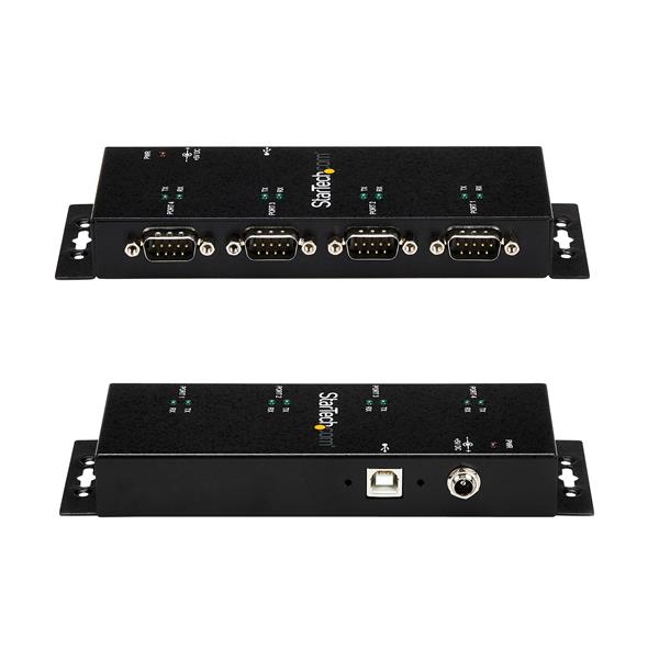 USB Serial Hub - 4Port USB to DB9 RS232 Serial Adapter Hub