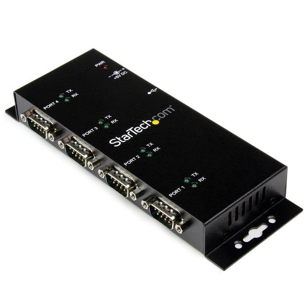 USB Serial Hub - 4Port USB to DB9 RS232 Serial Adapter Hub