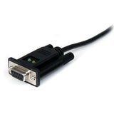 1 Port USB to Null Modem RS232 DB9 Serial DCE Adapter Cable with FTDI for seamless connections between USB and serial devices.