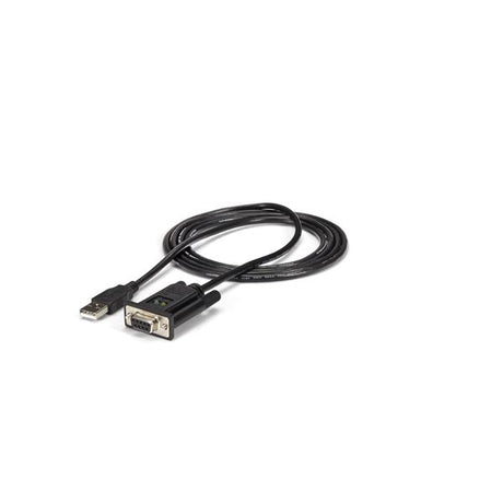 1 Port USB to Null Modem RS232 DB9 Serial Adapter Cable with FTDI for seamless connection of legacy devices to modern USB ports.