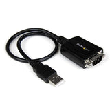 30cm USB to RS232 Serial DB9 Adapter Cable with COM retention for seamless connectivity with legacy devices.