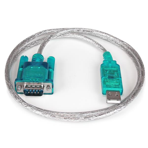 91cm USB to RS232 DB9 serial adapter cable for connecting legacy devices to Macs or PCs, featuring extended range and easy installation.