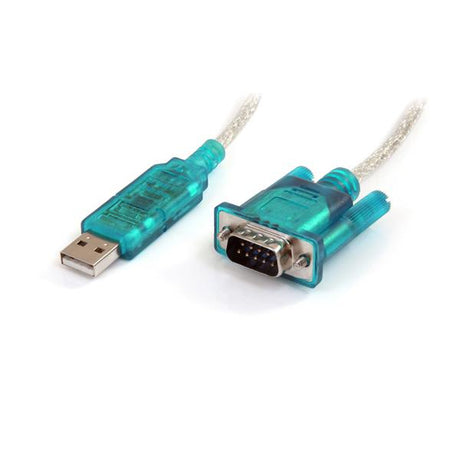 91cm USB to RS232 DB9 serial adapter cable for seamless connection of legacy devices to Mac or PC.