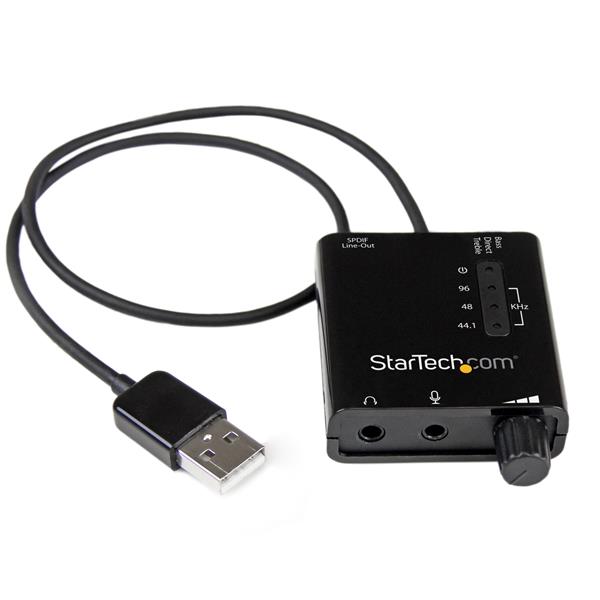 USB Stereo Audio Adapter External Sound Card with SPDIF Digital Audio