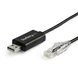 1.8 m Cisco USB Console Cable connecting laptop to networking devices, enabling smooth configuration with reliable data transfer.