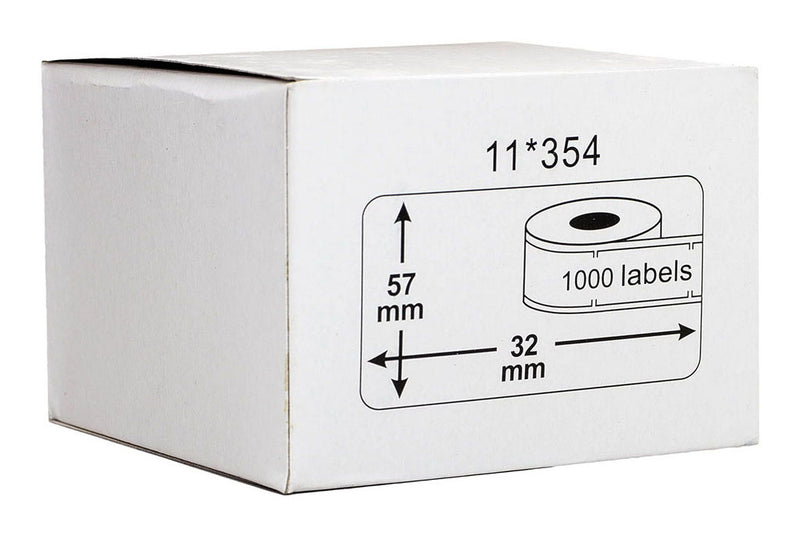 Icon Compatible Dymo LW Labels 57 x 32mm 1000pcs/per roll - Removable