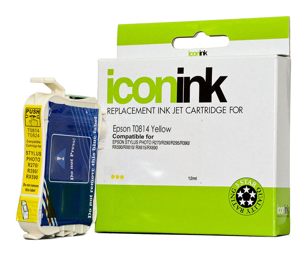 Epson Compatible T0814 Yellow 81N Ink Cartridge